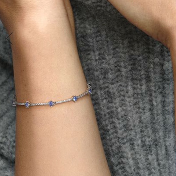 Pandora Sparkling Pave Bars Bracelet - Picture 1 of 8